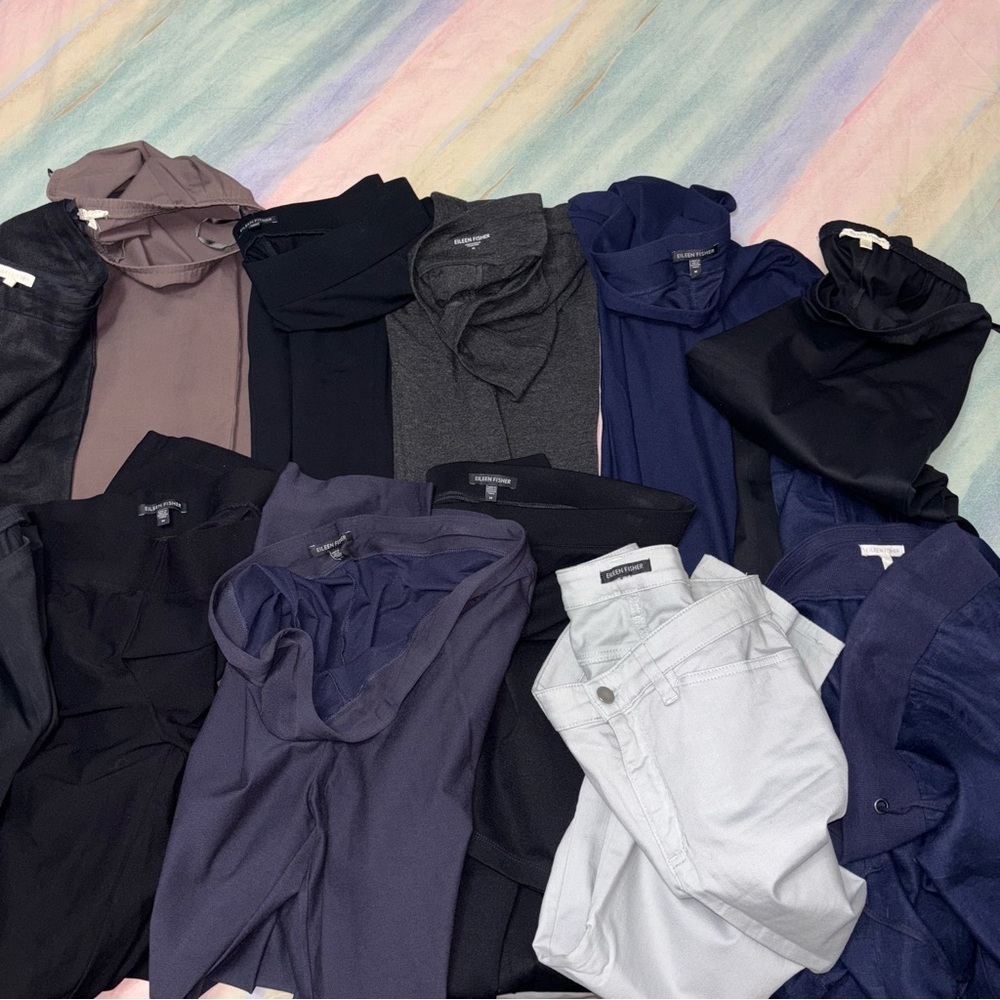 Lot (12) Eileen Fisher  Pants Lot size M